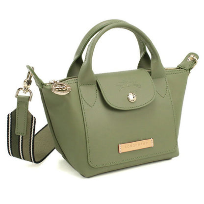 ロンシャン ハンドバッグ レディース ブランド Longchamp レザー 1500 グリーン バッグ LON1500131