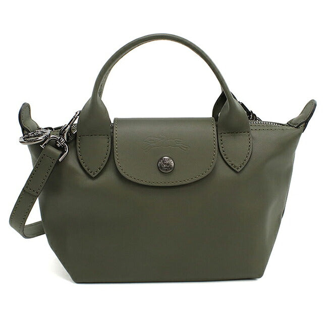 ロンシャン ハンドバッグ レディース ブランド Longchamp 2WAY レザー 1500 カーキ LON1500171