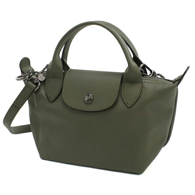 ロンシャン ハンドバッグ レディース ブランド Longchamp 2WAY レザー 1500 カーキ LON1500171