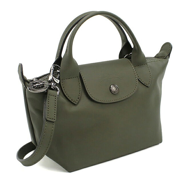 ロンシャン ハンドバッグ レディース ブランド Longchamp 2WAY レザー 1500 カーキ LON1500171