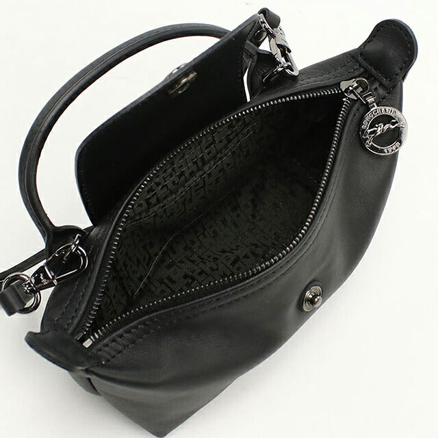 ロンシャン ハンドバッグ レディース ブランド Longchamp 2WAY レザー 34205 ブラック LON34205031