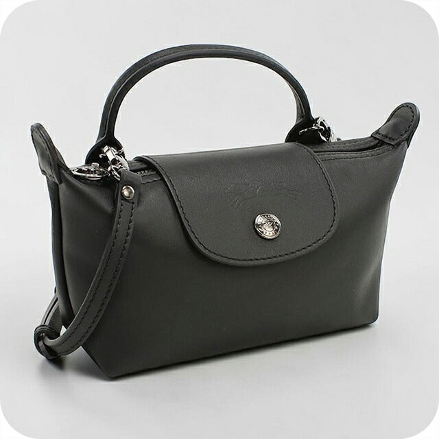 ロンシャン ハンドバッグ レディース ブランド Longchamp 2WAY レザー 34205 ブラック LON34205031