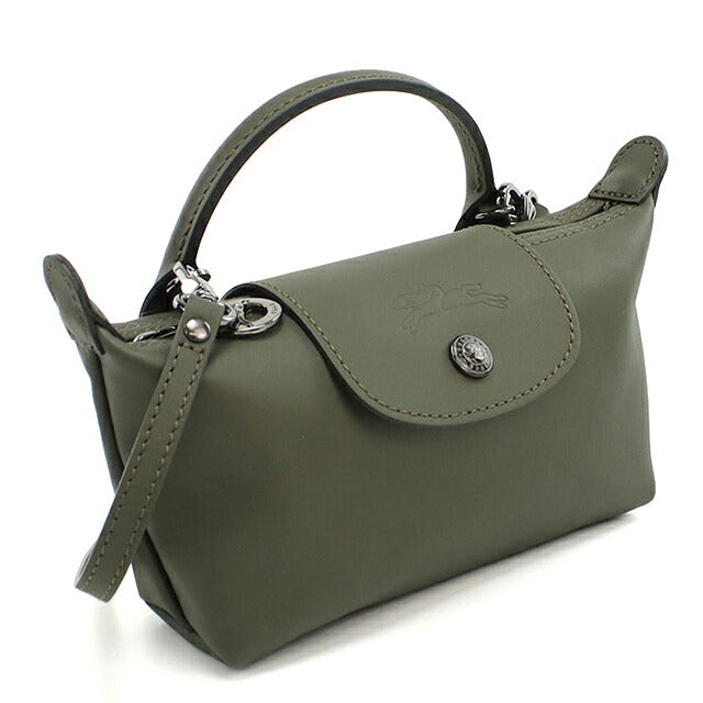 ロンシャン ハンドバッグ レディース ブランド Longchamp 2WAY レザー 34205 カーキ LON34205051