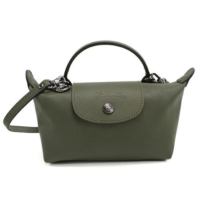 ロンシャン ハンドバッグ レディース ブランド Longchamp 2WAY レザー 34205 カーキ LON34205051