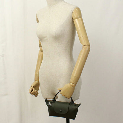 ロンシャン ハンドバッグ レディース ブランド Longchamp 2WAY レザー 34205 カーキ LON34205051
