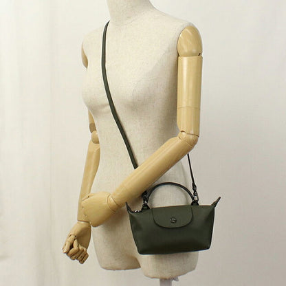ロンシャン ハンドバッグ レディース ブランド Longchamp 2WAY レザー 34205 カーキ LON34205051