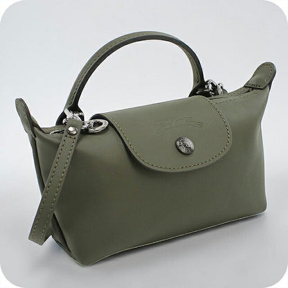 ロンシャン ハンドバッグ レディース ブランド Longchamp 2WAY レザー 34205 カーキ LON34205051