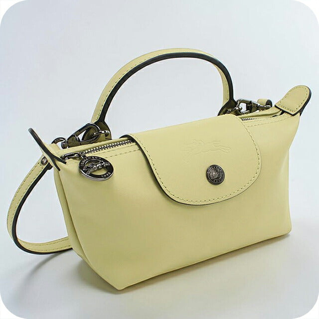 ロンシャン ハンドバッグ レディース ブランド Longchamp 2WAY レザー 34205 イエロー LON34205071