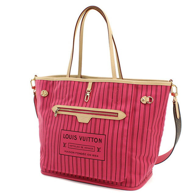 ルイヴィトン トートバッグ レディース ブランド LOUIS VUITTON ネヴァーフル・インサイドアウト MM M12257 ピンク バッグ LOVM12257011