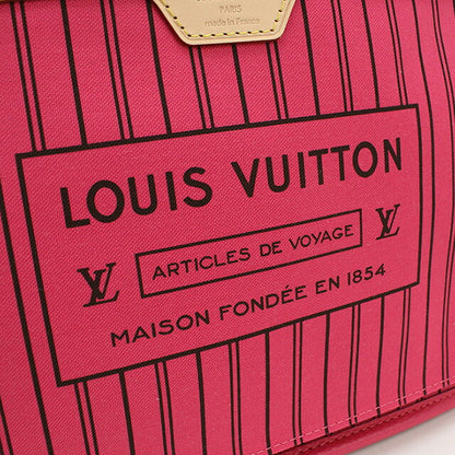 ルイヴィトン トートバッグ レディース ブランド LOUIS VUITTON ネヴァーフル・インサイドアウト MM M12257 ピンク バッグ LOVM12257011
