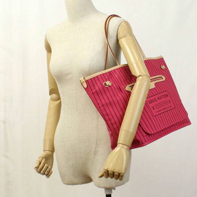 ルイヴィトン トートバッグ レディース ブランド LOUIS VUITTON ネヴァーフル・インサイドアウト MM M12257 ピンク バッグ LOVM12257011