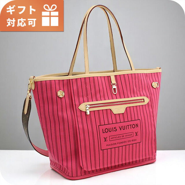 ルイヴィトン トートバッグ レディース ブランド LOUIS VUITTON ネヴァーフル・インサイドアウト MM M12257 ピンク バッグ LOVM12257011