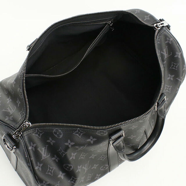 ルイヴィトン ボストンバッグ ユニセックス ブランド LOUIS VUITTON エクリプス キーポル・バンドリエール 45 M40569 ブラック バッグ LOVM40569011