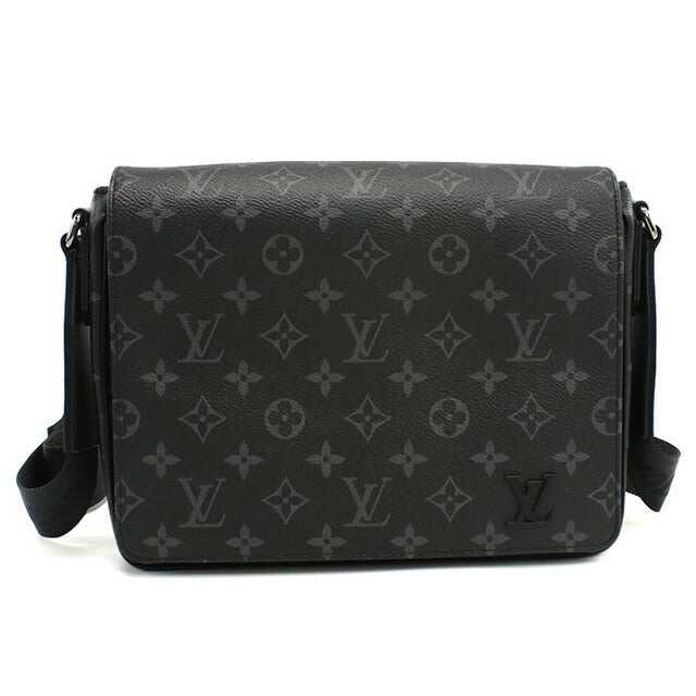 ルイヴィトン 斜め掛け ショルダーバッグ メンズ ブランド LOUIS VUITTON ディストリクト PM NV3 M46255 ブラック バッグ LOVM46255011