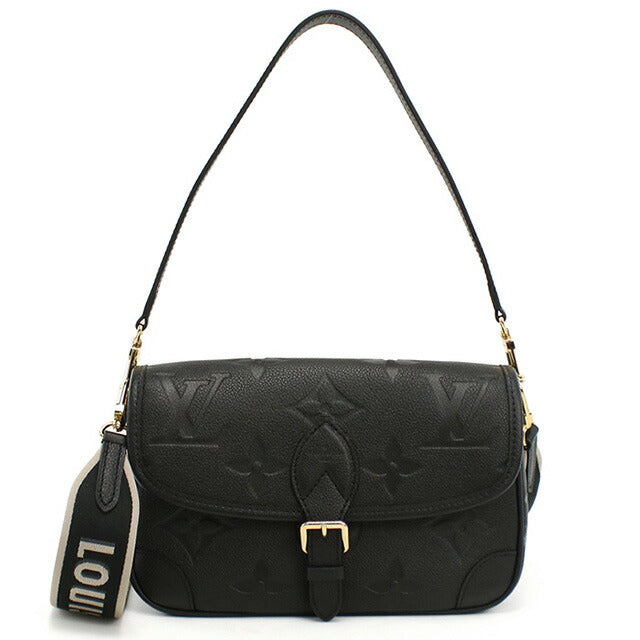 ルイヴィトン 斜め掛け ショルダーバッグ レディース ブランド LOUIS VUITTON アンプラント ディアヌ M46386 ブラック バッグ LOVM46386011