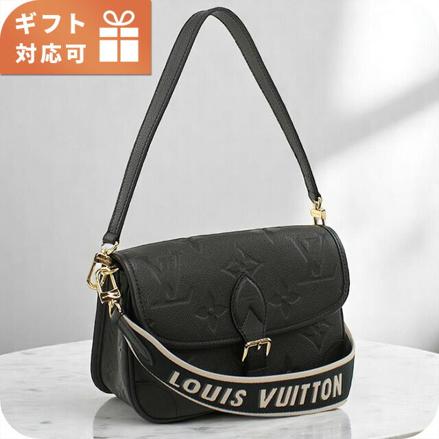 ルイヴィトン 斜め掛け ショルダーバッグ レディース ブランド LOUIS VUITTON アンプラント ディアヌ M46386 ブラック バッグ LOVM46386011