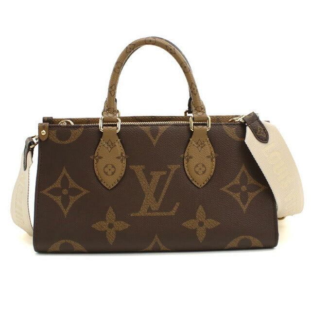 ルイヴィトン ハンドバッグ レディース ブランド LOUIS VUITTON モノグラム・リバース オンザゴー EW M46653 ブラウン バッグ LOVM46653011