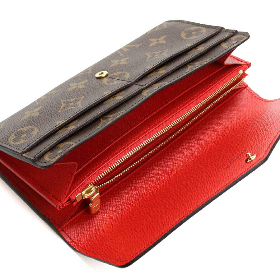 ルイヴィトン 長財布ニ折小銭入付き レディース ブランド LOUIS VUITTON モノグラム M62236 ブラウン 財布 LOVM62236011