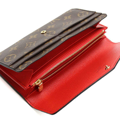 ルイヴィトン 長財布ニ折小銭入付き レディース ブランド LOUIS VUITTON モノグラム M62236 ブラウン 財布 LOVM62236011