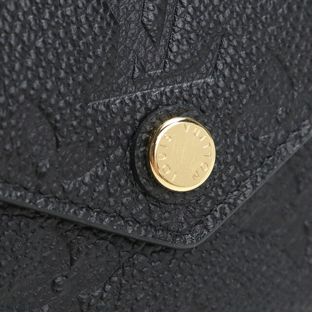 ルイヴィトン 三折財布小銭入付き レディース ブランド LOUIS VUITTON アンプラント M62935 ブラック 財布 LOVM62935011