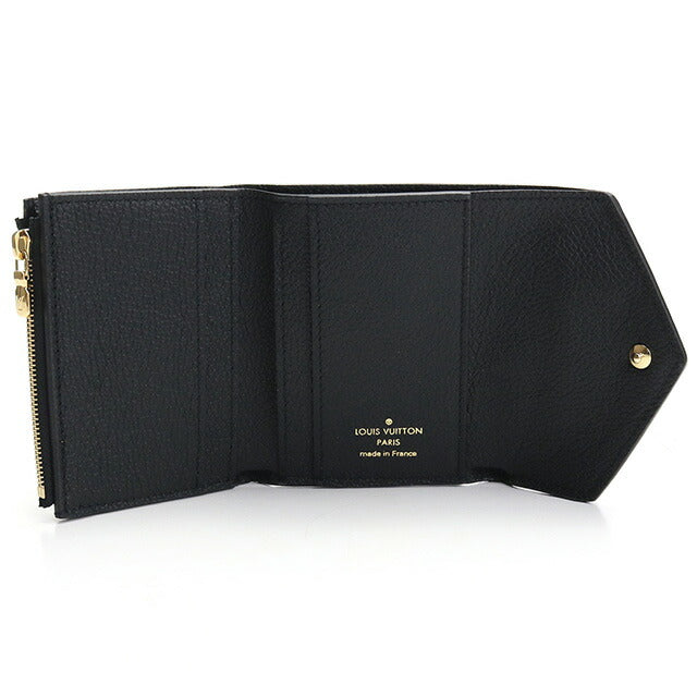 ルイヴィトン 三折財布小銭入付き レディース ブランド LOUIS VUITTON アンプラント M62935 ブラック 財布 LOVM62935011