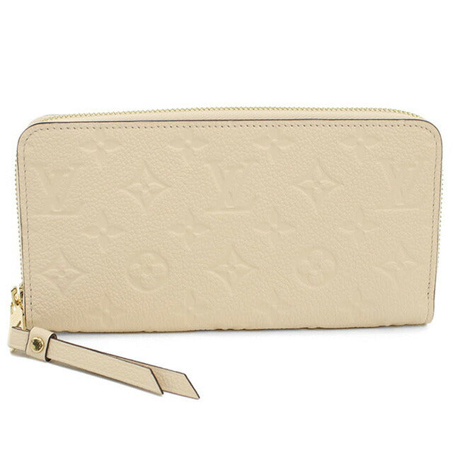 ルイヴィトン 長財布ラウンドファスナー レディース ブランド LOUIS VUITTON アンプラント ジッピー・ウォレット M82212 ベージュ 財布 LOVM82212011
