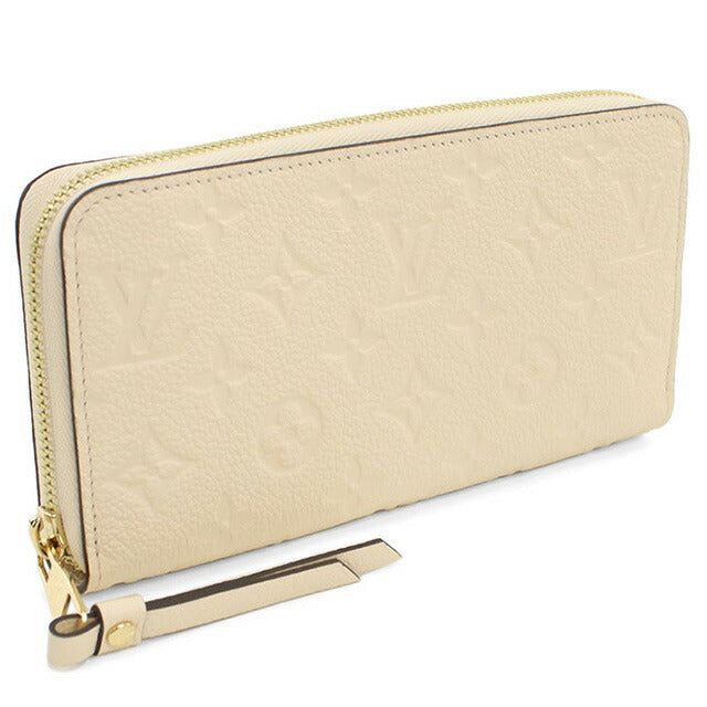 ルイヴィトン 長財布ラウンドファスナー レディース ブランド LOUIS VUITTON アンプラント ジッピー・ウォレット M82212 ベージュ 財布 LOVM82212011