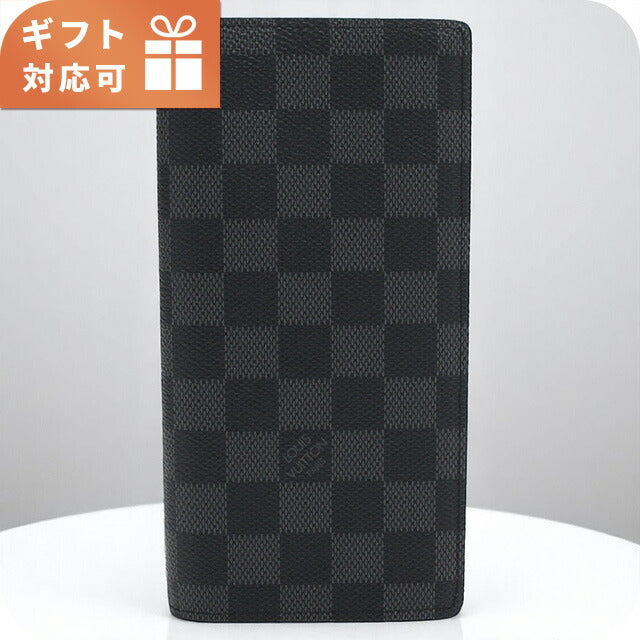 ルイヴィトン 長財布ニ折小銭入付き メンズ ブランド LOUIS VUITTON N62665 ブラック 財布 LOVN62665011
