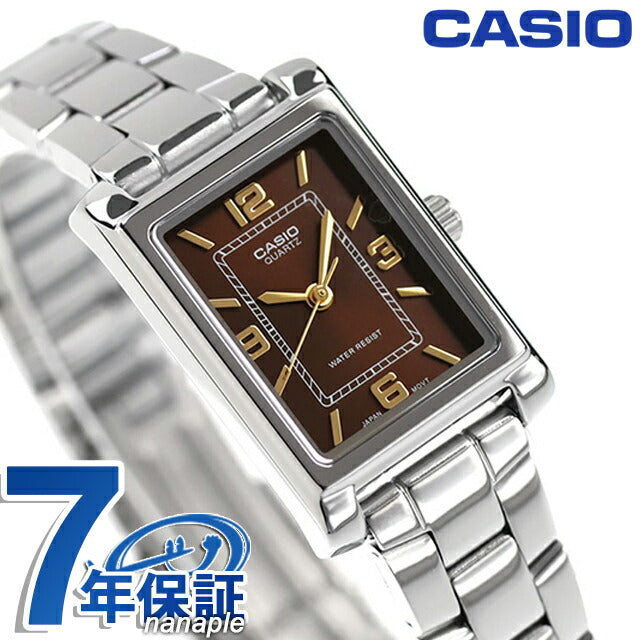 カシオ チープカシオ CASIO クォーツ 電池式 LTP-1234DD-5A スタンダード 海外モデル レディース チプカシ 腕時計 ブランド カシオ casio アナログ ブラウン LTP-1234DD-5ADF