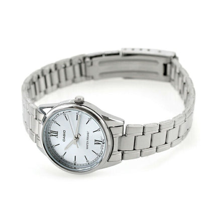 カシオ CASIO LTP-V005D-2B3 スタンダード チプカシ 海外モデル レディース 腕時計 ブランド カシオ casio アナログ シルバー LTP-V005D-2B3DF