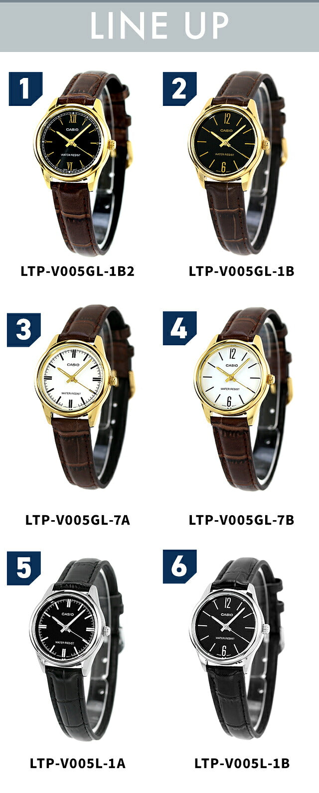 MD-LTP-V005L-GL | Casio Cheap Casio Standard Quartz Battery Operated