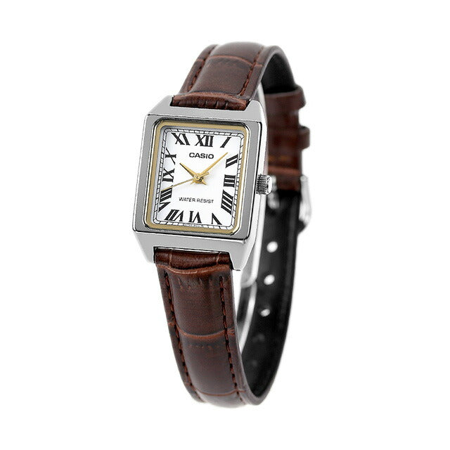 カシオ CASIO LTP-V007L-7B2 チプカシ 海外モデル レディース 腕時計 ブランド カシオ casio アナログ ホワイト ブラウン 白 LTP-V007L-7B2DF