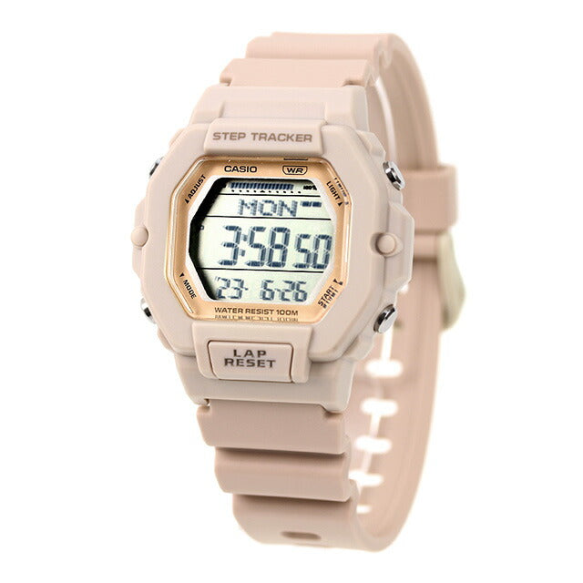 カシオ LWS-2200H-4AV 海外モデル ユニセックス 腕時計 ブランド カシオ デジタル ピンクベージュ メンズ LWS-2200H-4AVDF