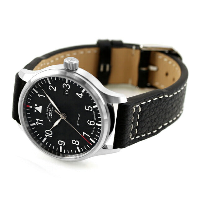 ミューレ・グラスヒュッテ Terrasport II 自動巻き 腕時計 ブランド メンズ Muhle Glashutte M1-37-44-LB ブラック 黒 ドイツ製 M1-37-44-LB
