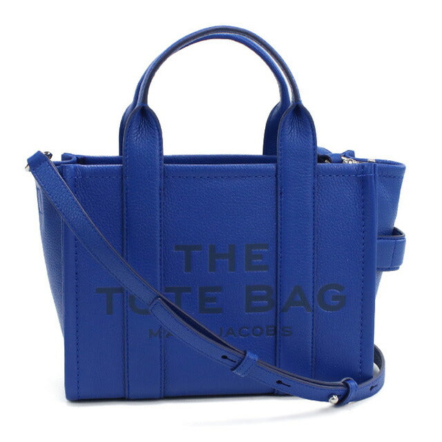 マークジェイコブス　レザー　ネイビー　トートバック　ロゴチャーム マーク・ジェイコブス トートバッグ レディース ブランド MARC