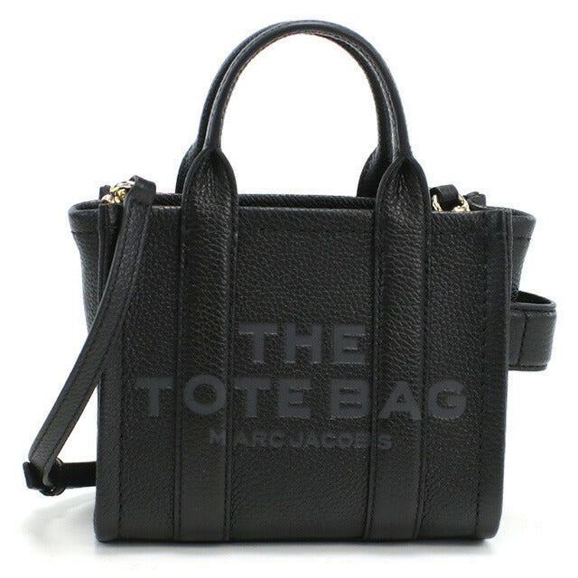 マーク・ジェイコブス トートバッグ レディース ブランド MARC JACOBS THE MICRO TOTE レザー ベトナム H053L01RE22 BLACK ブラック バッグ MAJ053L01RE22011