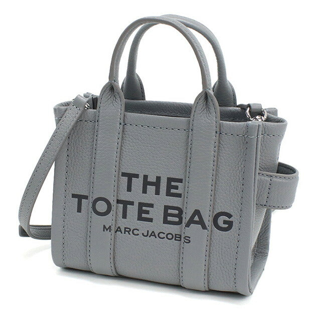 マーク・ジェイコブス トートバッグ レディース ブランド MARC JACOBS THE MICRO TOTE レザー ベトナム H053L01RE22 WOLF GREY グレー系 バッグ MAJ053L01RE22041