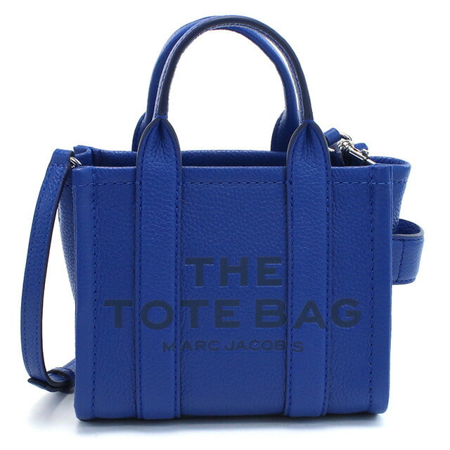 MARC JACOBS レザートートバッグ ライトブルー MARC JACOBS レザートートバッグ ライトブルー マーク