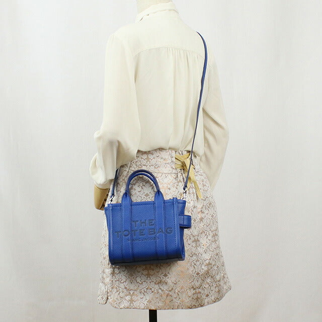 マーク・ジェイコブス トートバッグ レディース ブランド MARC JACOBS THE MICRO TOTE レザー ベトナム H053L01RE22 COBALT MAJ053L01RE22081