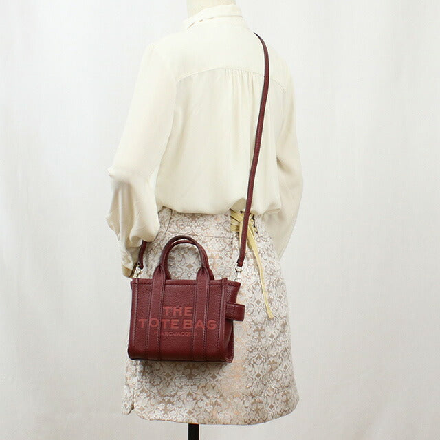 マーク・ジェイコブス トートバッグ レディース ブランド MARC JACOBS THE MICRO TOTE レザー ベトナム H053L01RE22 CHERRY MAJ053L01RE22091
