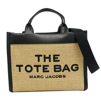 マーク・ジェイコブス トートバッグ レディース ブランド MARC JACOBS THE STRAW TOTE ベトナム 2P3HTT014H02 NATURAL ベージュ系　バッグ MAJ2P3HTT014H02011