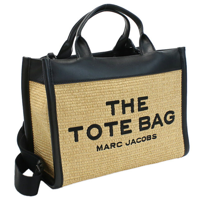 マーク・ジェイコブス トートバッグ レディース ブランド MARC JACOBS THE STRAW TOTE ベトナム 2P3HTT014H02 NATURAL ベージュ系　バッグ MAJ2P3HTT014H02011