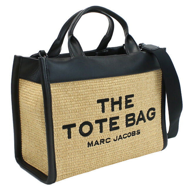 マーク・ジェイコブス トートバッグ レディース ブランド MARC JACOBS THE STRAW TOTE ベトナム 2P3HTT014H02 NATURAL ベージュ系　バッグ MAJ2P3HTT014H02011