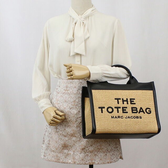 マーク・ジェイコブス トートバッグ レディース ブランド MARC JACOBS THE STRAW TOTE ベトナム 2P3HTT014H02 NATURAL ベージュ系　バッグ MAJ2P3HTT014H02011