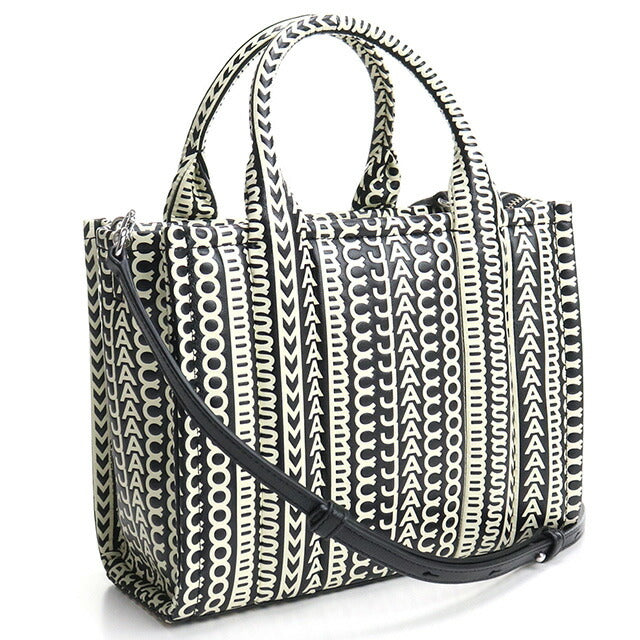 マーク・ジェイコブス トートバッグ レディース ブランド MARC JACOBS THE MINI TOTE レザー ベトナム 2S3HTT001H03 BLACK-WHITE バッグ MAJ2S3HTT001H03011