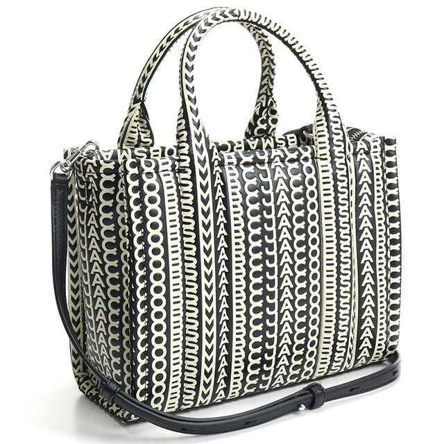 マーク・ジェイコブス トートバッグ レディース ブランド MARC JACOBS THE MINI TOTE レザー ベトナム 2S3HTT001H03 BLACK-WHITE バッグ MAJ2S3HTT001H03011