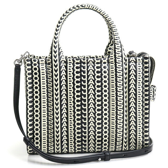 マーク・ジェイコブス トートバッグ レディース ブランド MARC JACOBS THE MINI TOTE レザー ベトナム 2S3HTT001H03 BLACK-WHITE バッグ MAJ2S3HTT001H03011