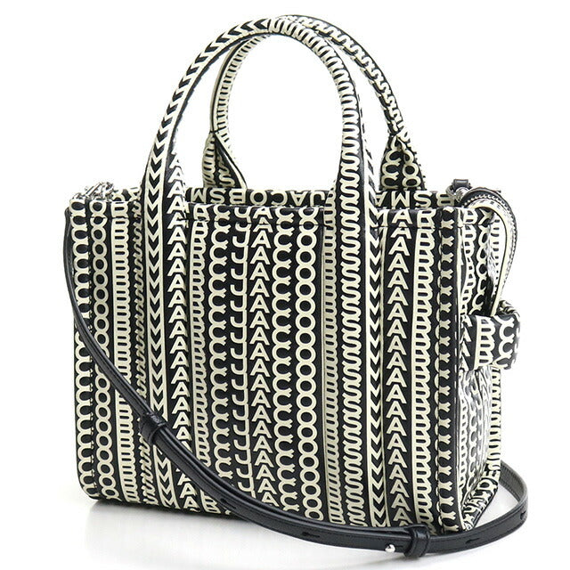 マーク・ジェイコブス トートバッグ レディース ブランド MARC JACOBS THE MINI TOTE レザー ベトナム 2S3HTT001H03 BLACK-WHITE バッグ MAJ2S3HTT001H03011