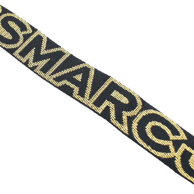 マークジェイコブス ショルダーストラップ レディース ブランド MARC JACOBS THE THIN STRAP 2S3SST002S02 BLACK-GOLD 小物 MAJ2S3SST002S02011