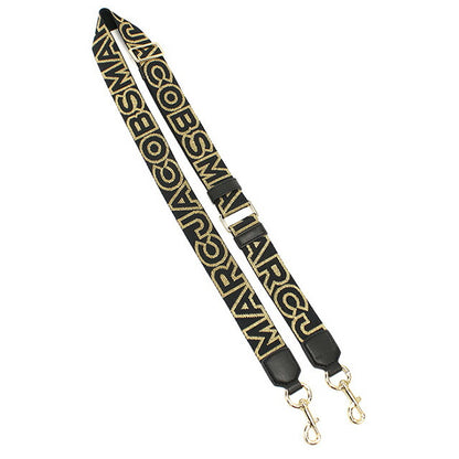 マークジェイコブス ショルダーストラップ レディース ブランド MARC JACOBS THE THIN STRAP 2S3SST002S02 BLACK-GOLD 小物 MAJ2S3SST002S02011
